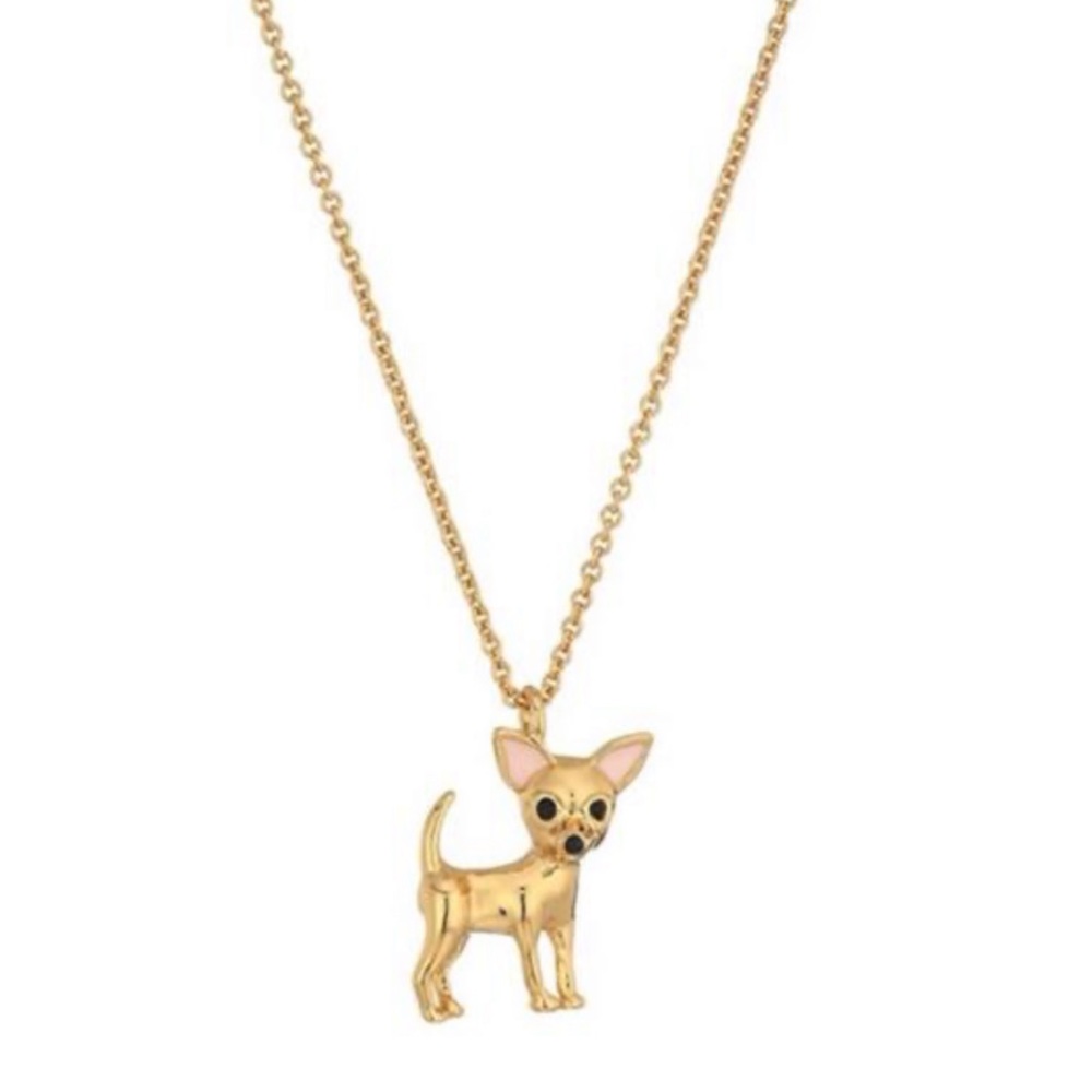 KATE SPADE • Haute Stuff Chihuahua Necklace